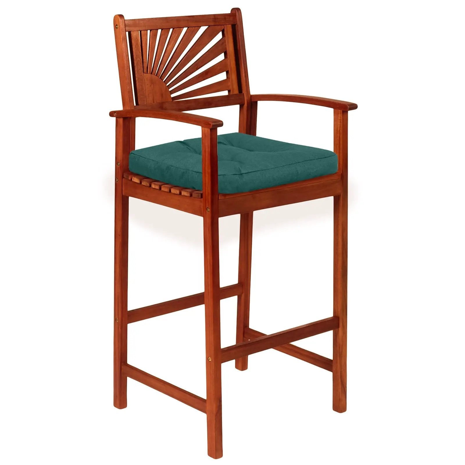 4 Pack 17.5 x 17 Inch U-Shaped Chair Pads with Polyester Cover by DirectDeals