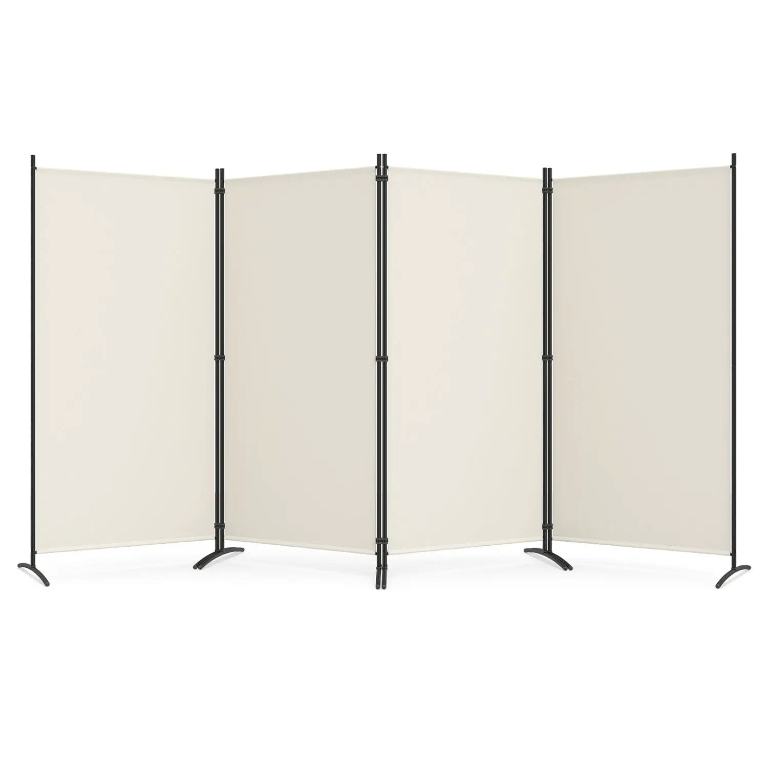 4 Panel Room Divider Screen 6 FT Tall Folding Privacy Partition by DirectDeals