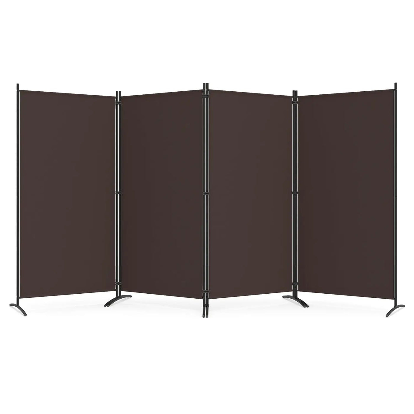 4 Panel Room Divider Screen 6 FT Tall Folding Privacy Partition by DirectDeals
