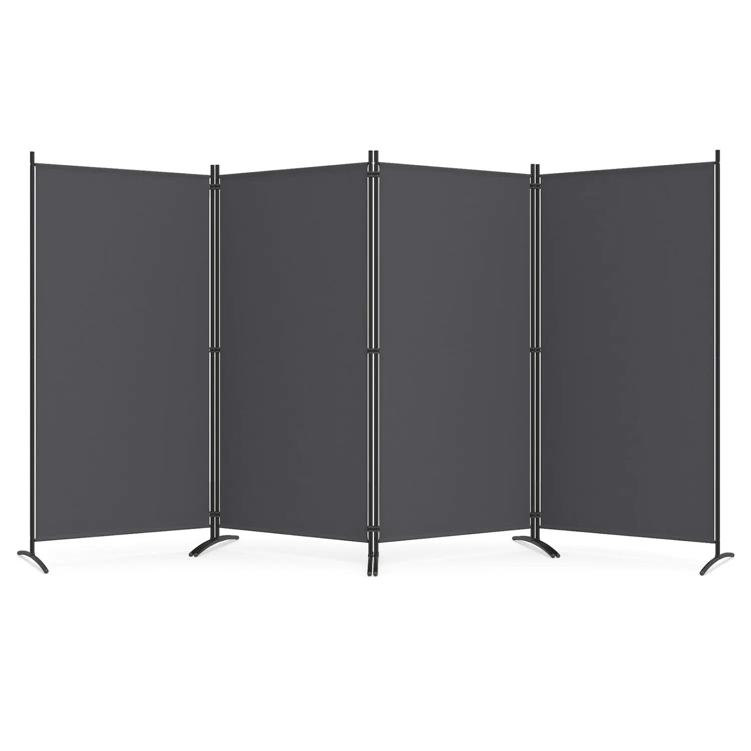 4 Panel Room Divider Screen 6 FT Tall Folding Privacy Partition by DirectDeals
