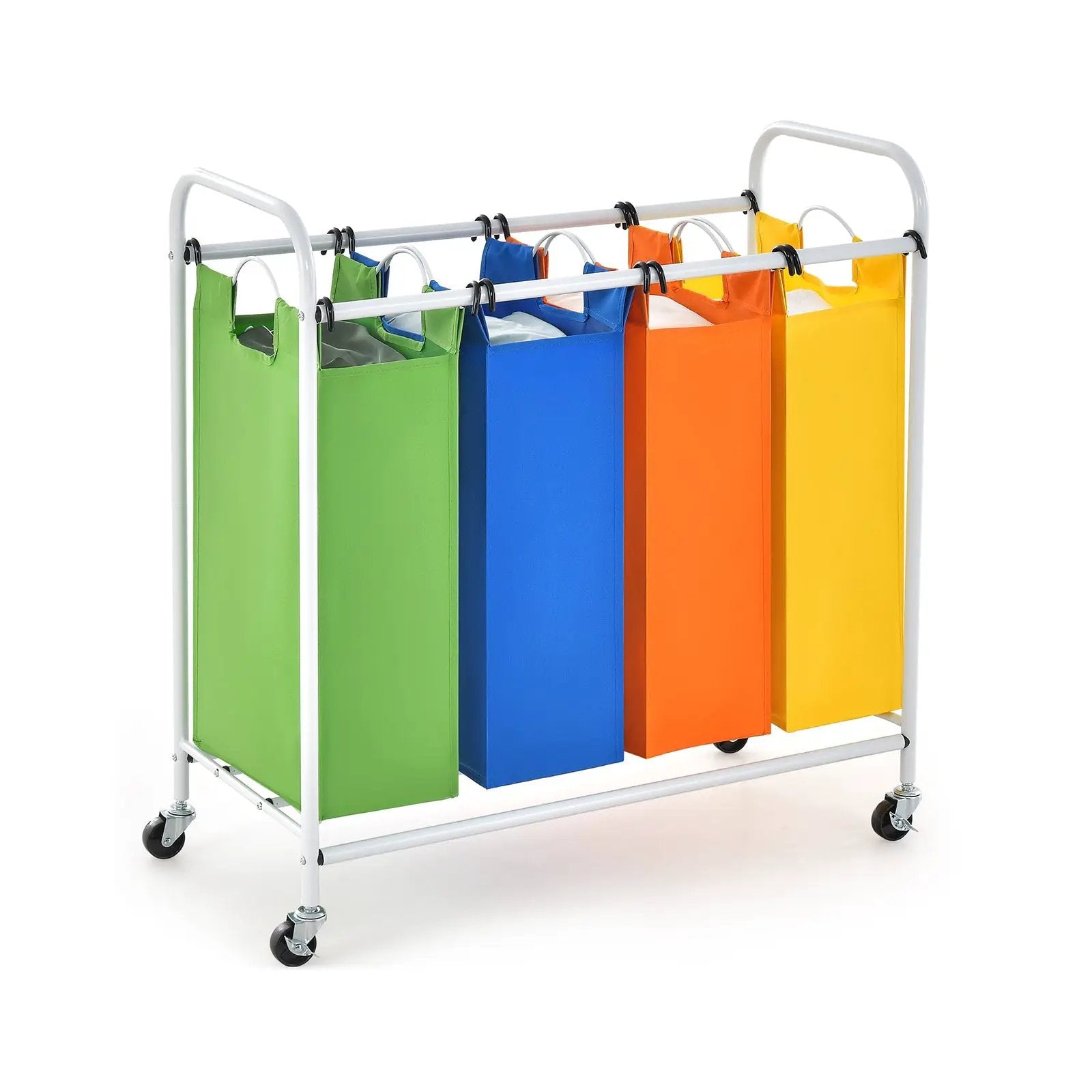136L Large Capacity 4-Section Laundry Sorter by DirectDeals