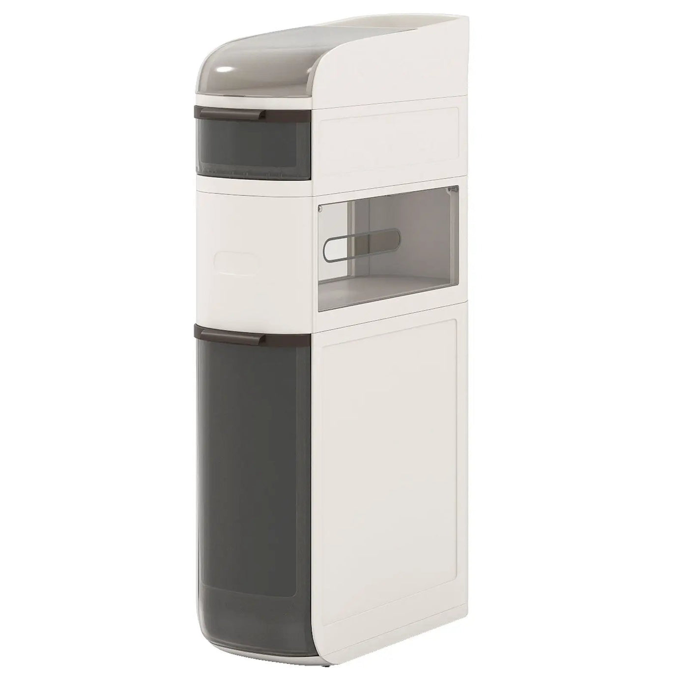 5-Tier Narrow Bathroom Storage Cabinet with Drawers and Tissue Box by DirectDeals