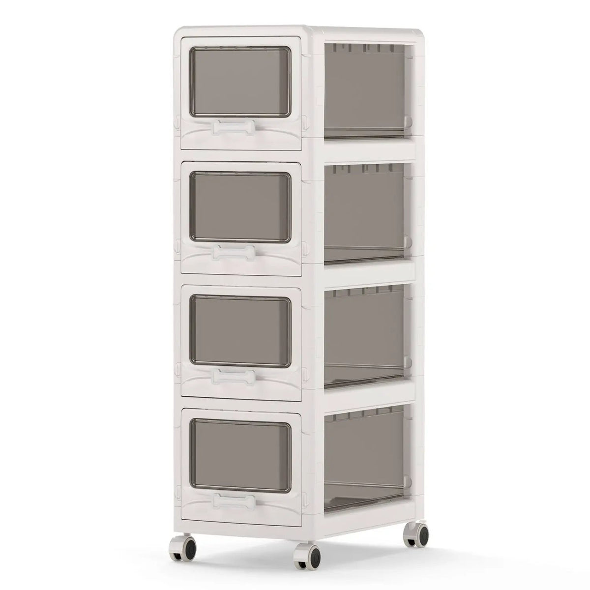 Rolling Storage Cart with Drawers and Lockable Wheels by DirectDeals