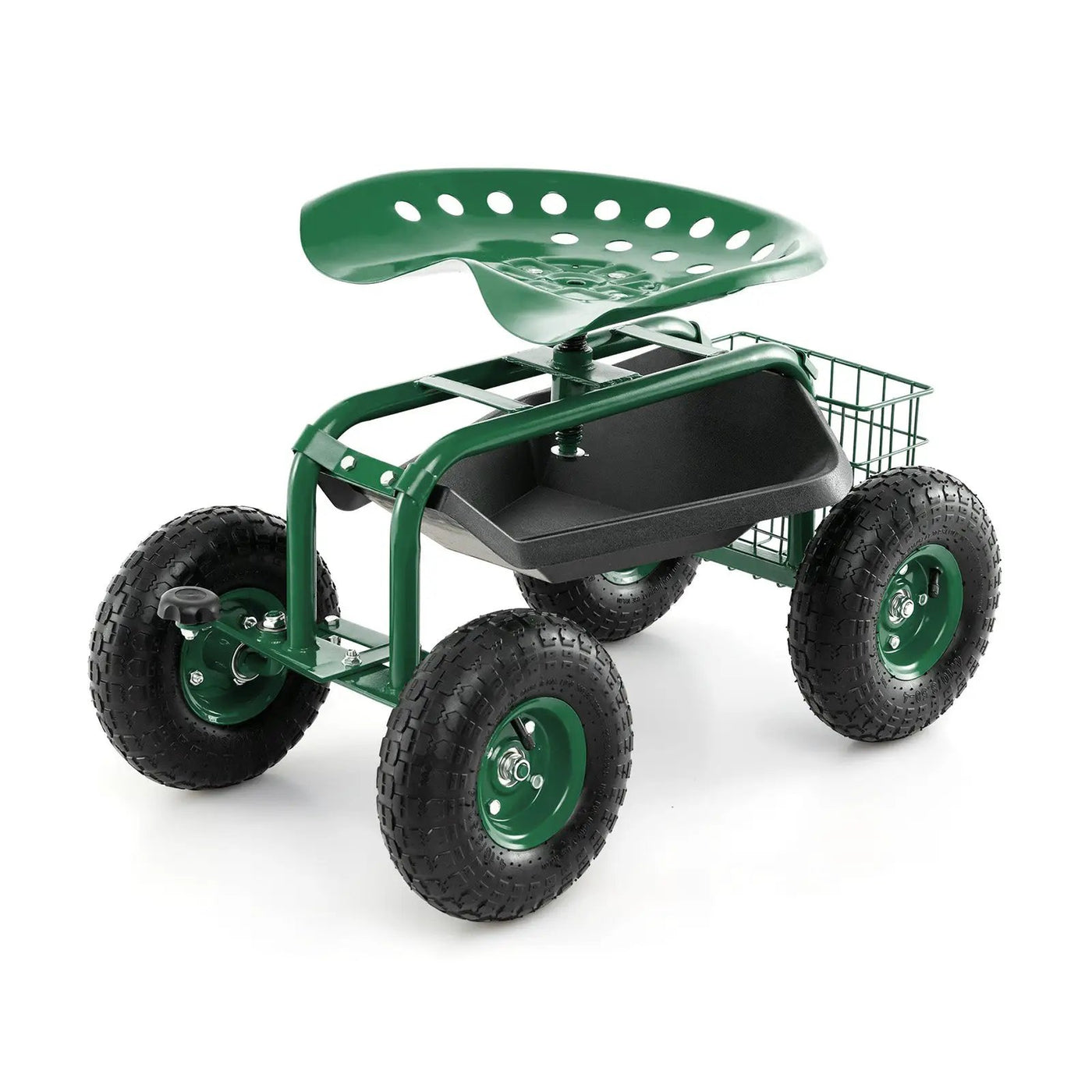 4-Wheel Rolling Garden Cart Work Seat by DirectDeals