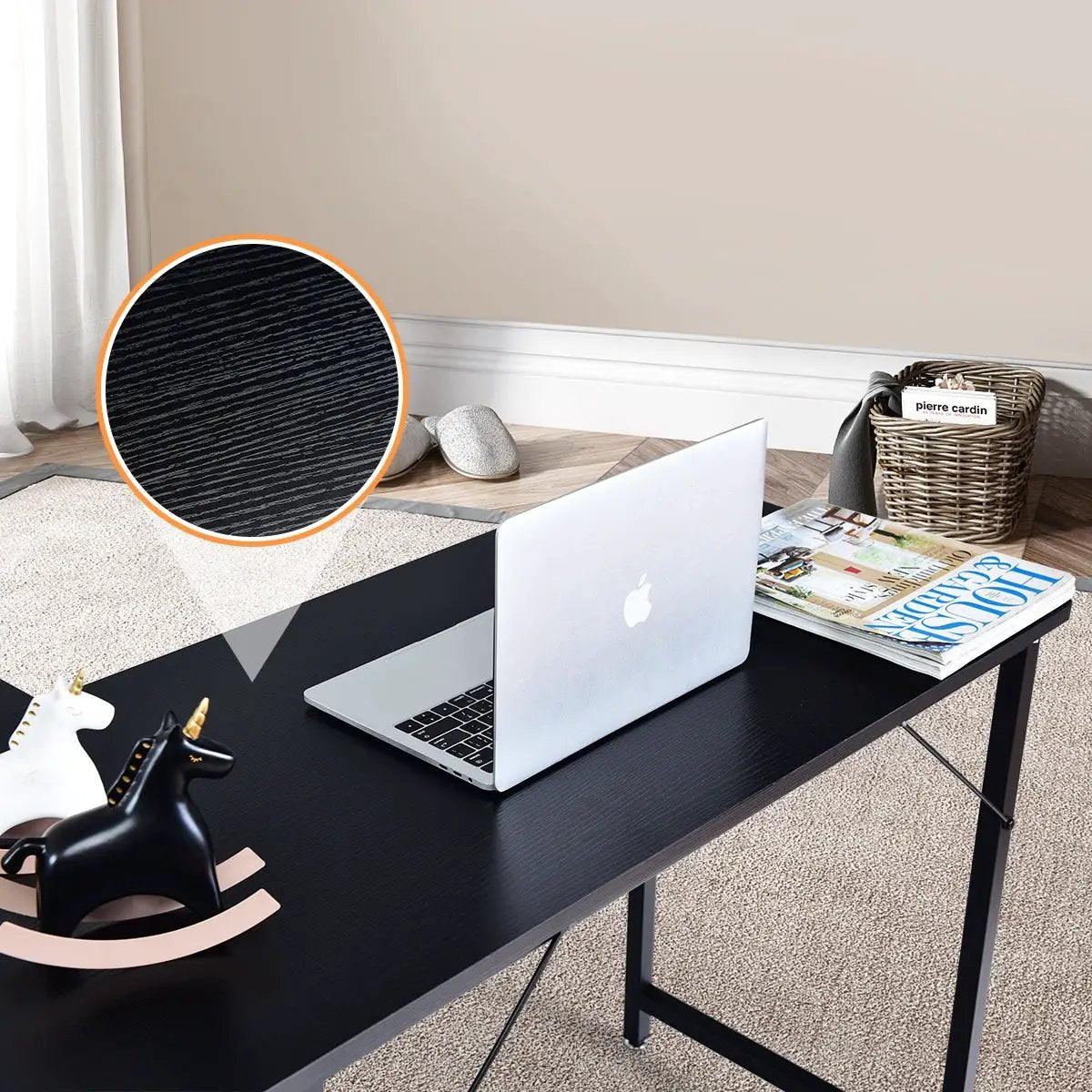 L Shaped Desk Corner Computer Desk PC Laptop Gaming Table Workstation by DirectDeals