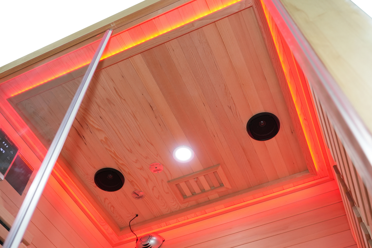 Blisspod I Venetian RED I All-In-One - Full Spectrum + Red Light Therapy I Indoor Premium Sauna I 2 Person, photo 11 of 19