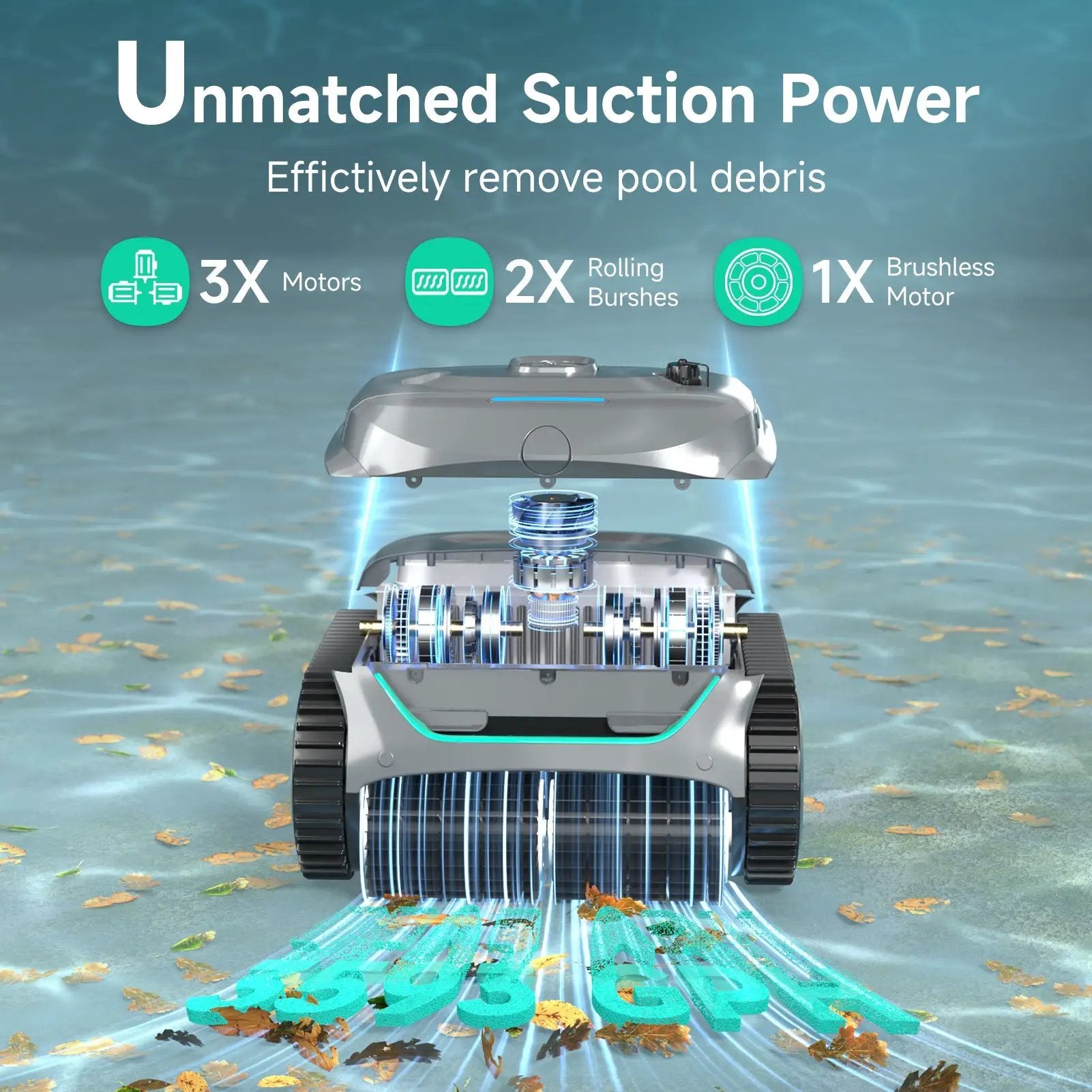 (2026 Upgrade) WYBOT C2 Cordless Robotic Pool Cleaner by WYBOT