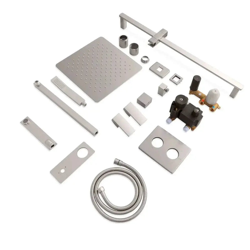 ZLINE Bliss Shower System Oversized Shower Head, BLS-SHS12-BN by Farmhouse Kitchen and Bath
