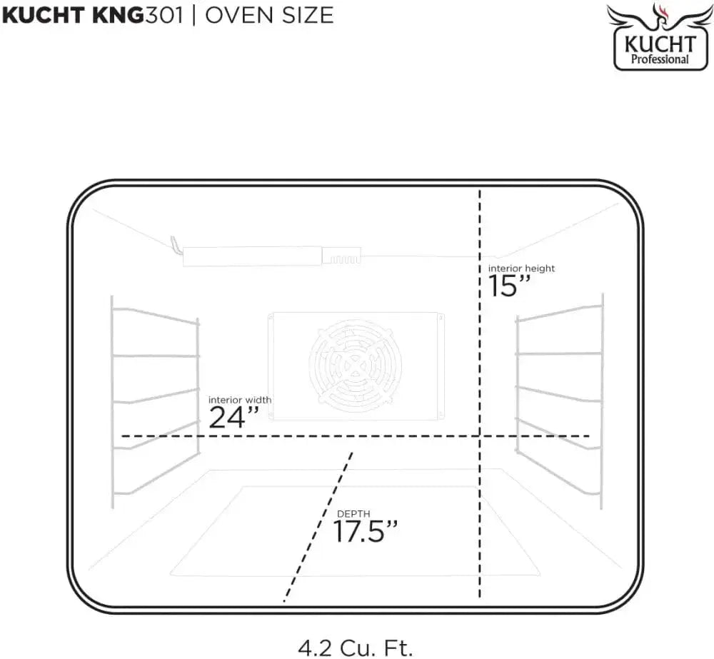 Kucht KX Series 30" Freestanding Dual Fuel Range Liquid Propane KXP30-SS/LP by Farmhouse Kitchen and Bath