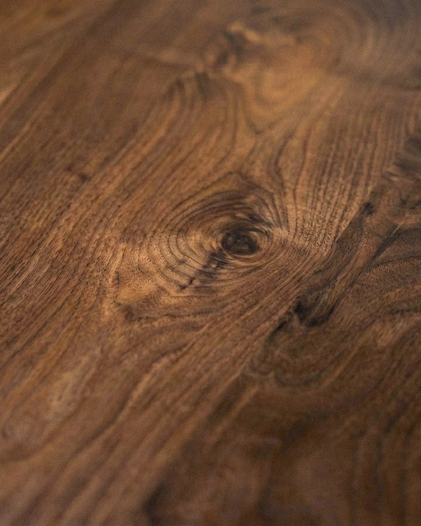 Modern Round Walnut Pedestal Dining Table by Gizz