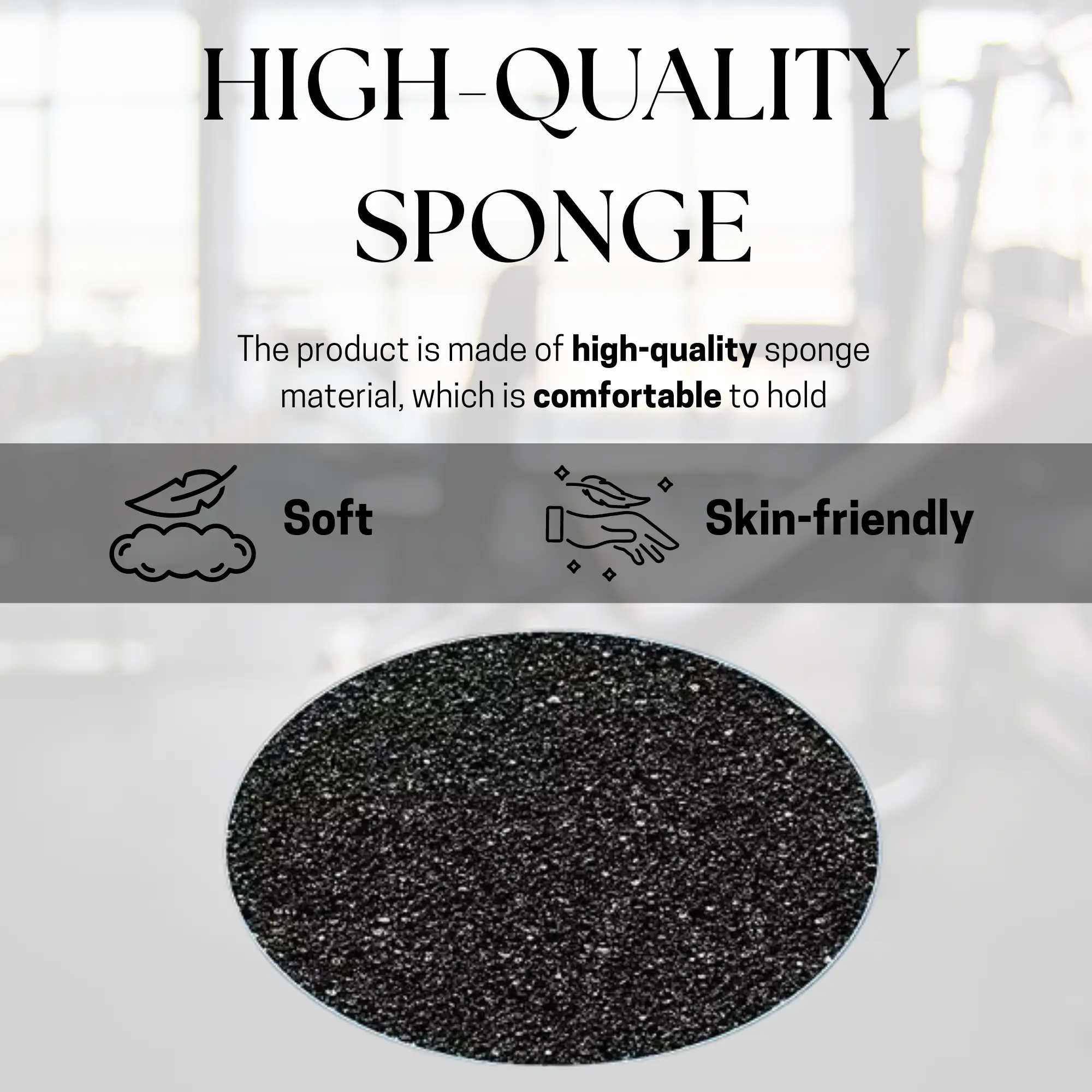 Beard Trimming Catcher Sponge Sink Cleaner Sponge Bathroom Sink Cleaner Highly-Absorbent Sink Sponge Beard Shaving Catcher Reusable Beard Hair Catcher Wet Duster Sponge Barber Supplies by Selzalot