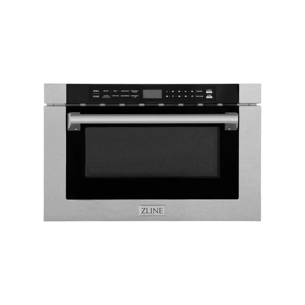 ZLINE 24" Built-in Microwave Drawer MWD-1-SS-H by Farmhouse Kitchen and Bath