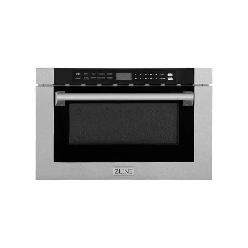 ZLINE 24" Built-in Microwave Drawer MWD-1-SS-H by Farmhouse Kitchen and Bath