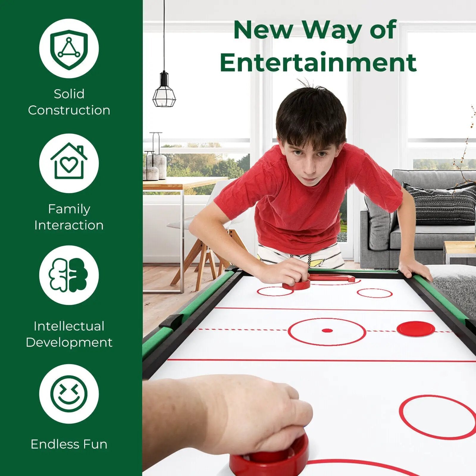4-in-1 Multi Game Table with Pool Billiards by DirectDeals