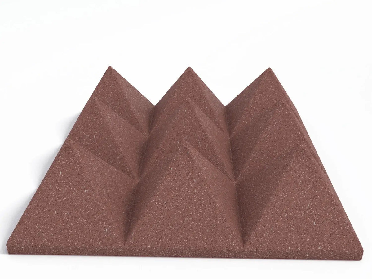 4 Inch Acoustic Foam Pyramid Style Panels - 13 Color Options by SoundAssured