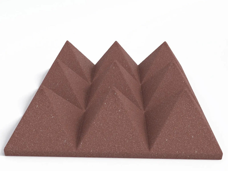 4 Inch Acoustic Foam Pyramid Style Panels - 13 Color Options by SoundAssured