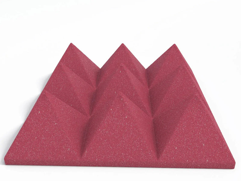 4 Inch Acoustic Foam Pyramid Style Panels - 13 Color Options by SoundAssured