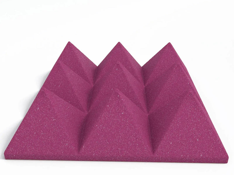 4 Inch Acoustic Foam Pyramid Style Panels - 13 Color Options by SoundAssured