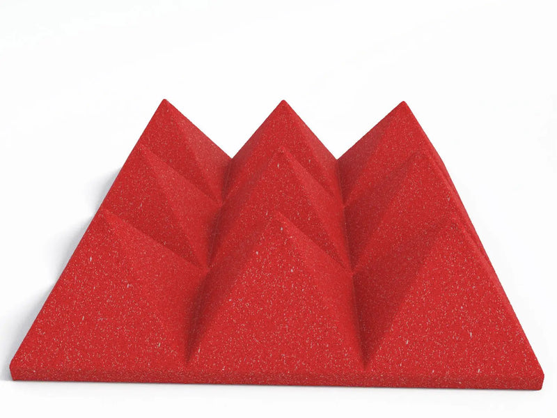 4 Inch Acoustic Foam Pyramid Style Panels - 13 Color Options by SoundAssured