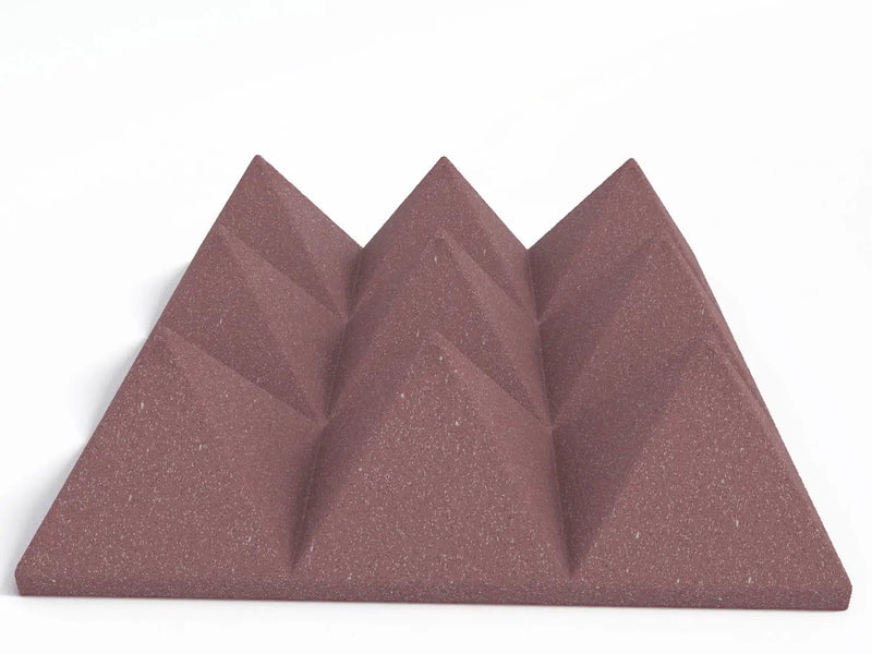 4 Inch Acoustic Foam Pyramid Style Panels - 13 Color Options by SoundAssured
