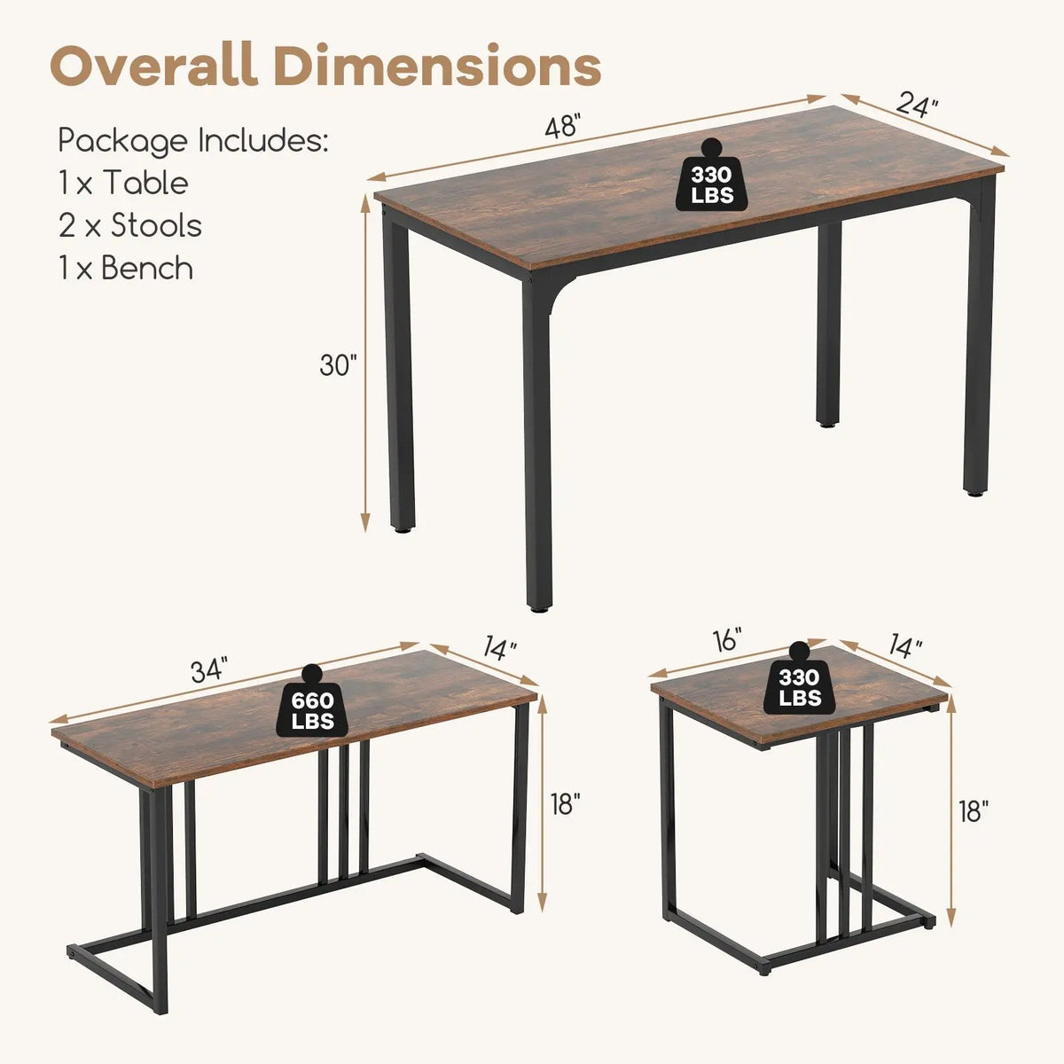 4 Pieces by DirectDeals