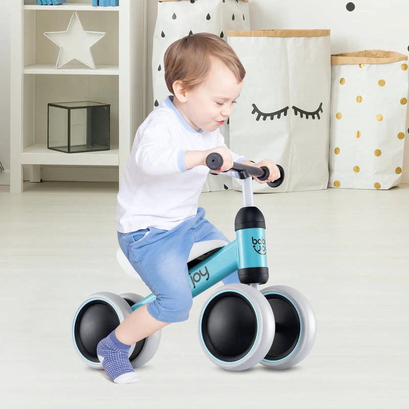 Baby Balance Bike for 2 Years Old Boys Girls No Pedal 4 Wheels by DirectDeals