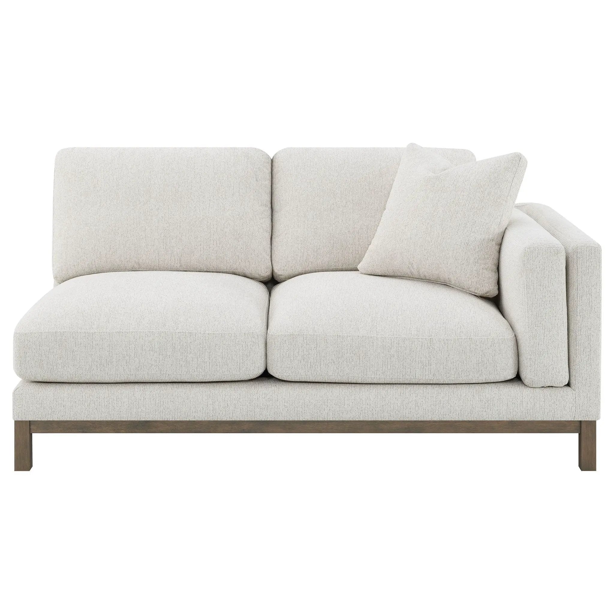O'Brien - Sectional Sofa With Left Chaise - Sand by HouseOfZazla