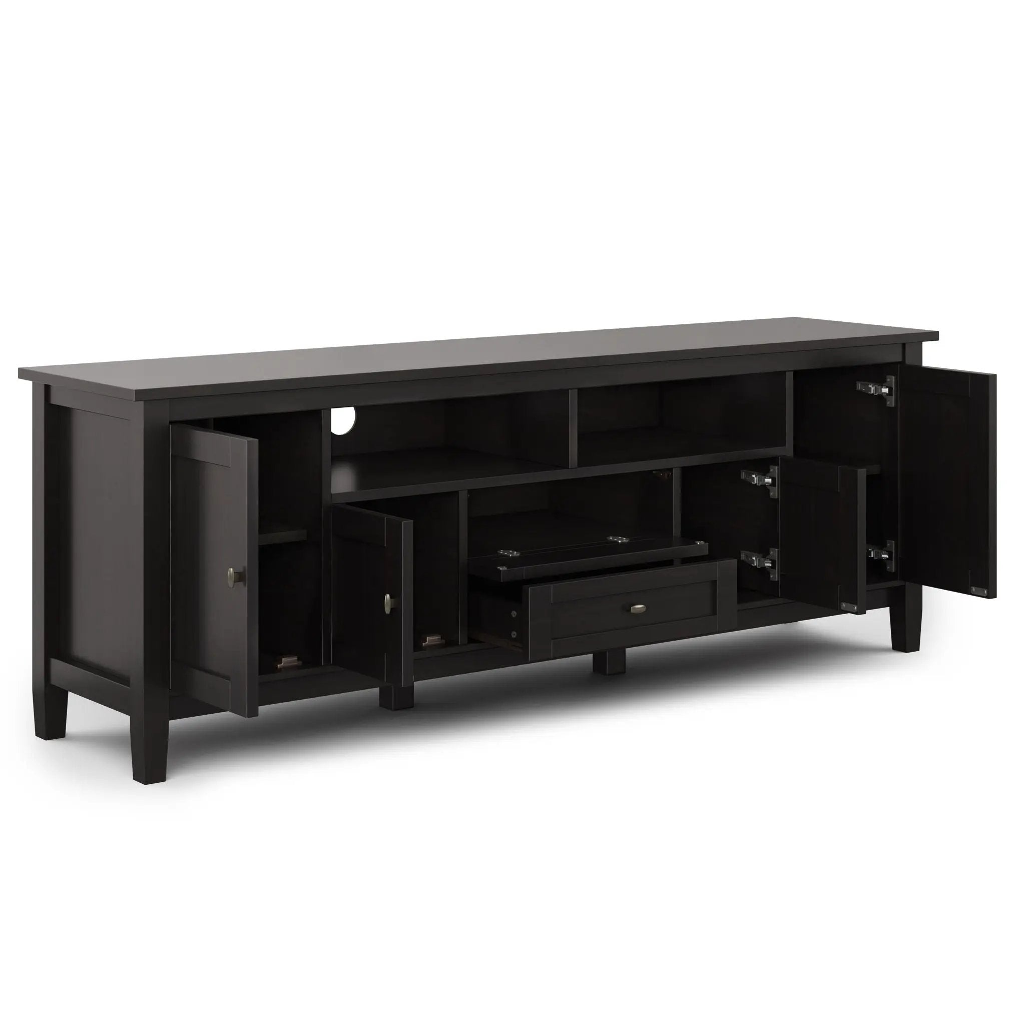 Warm Shaker - TV Media Stand - Hickory Brown by HouseOfZazla
