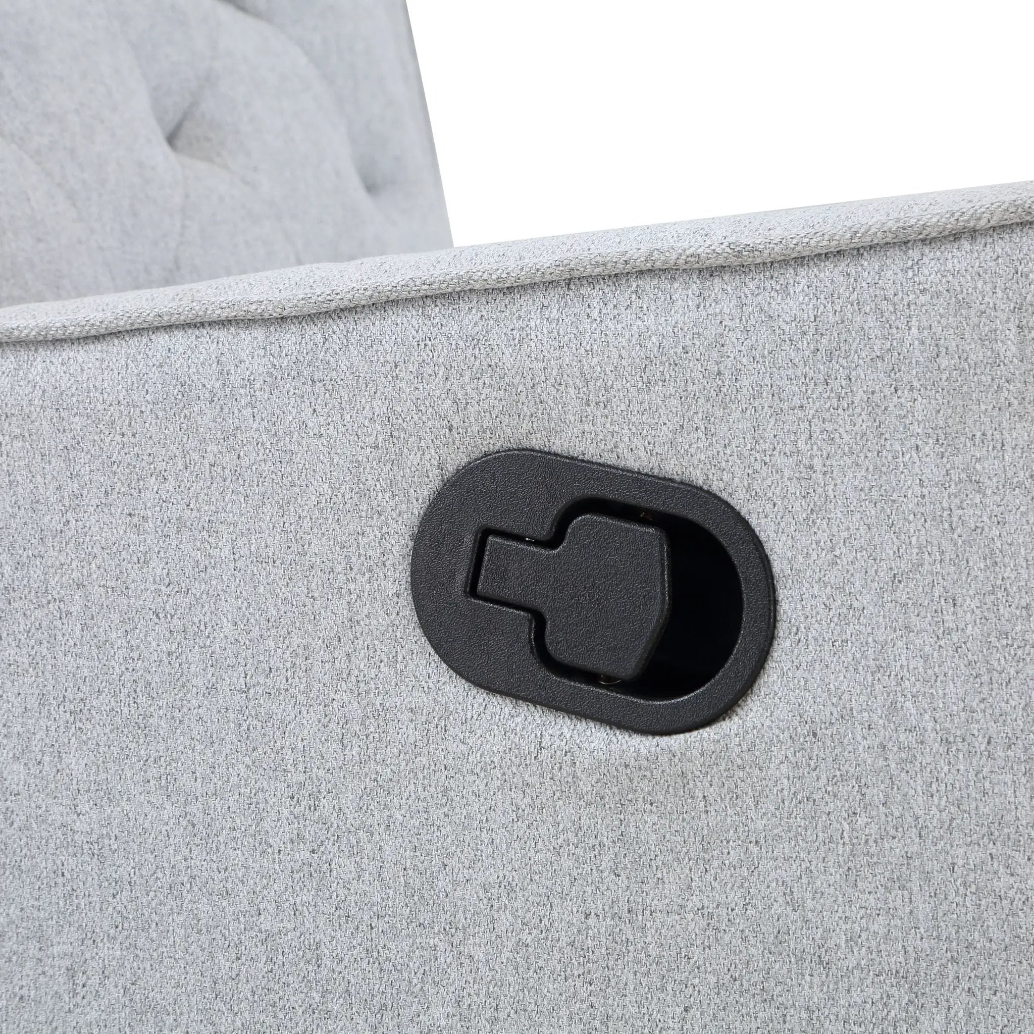 Milah - Gliding Swivel Recliner Tufted by Unique Piece Furniture