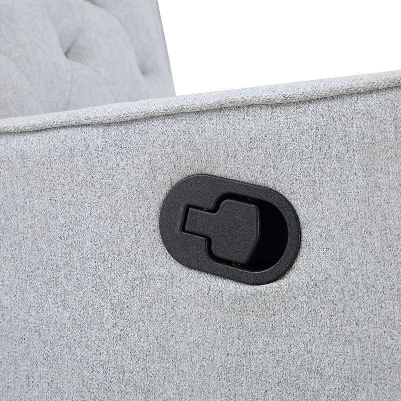 Milah - Gliding Swivel Recliner Tufted by HouseOfZazla