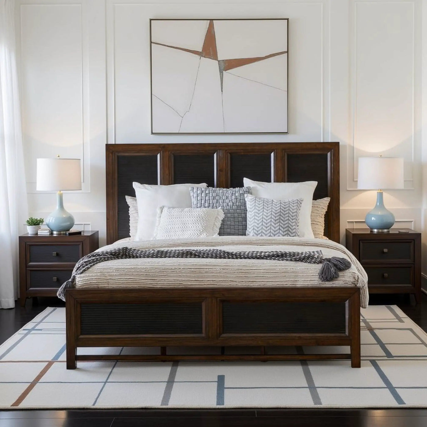 Beautiful Panel Bed by Unique Piece Furniture
