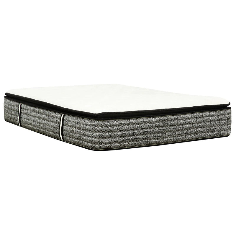 14" Premium Hybrid Mattress In A Box Plush Gel Memory Foam Top With Cooling Technology - Gray / White - Queen by HouseOfZazla