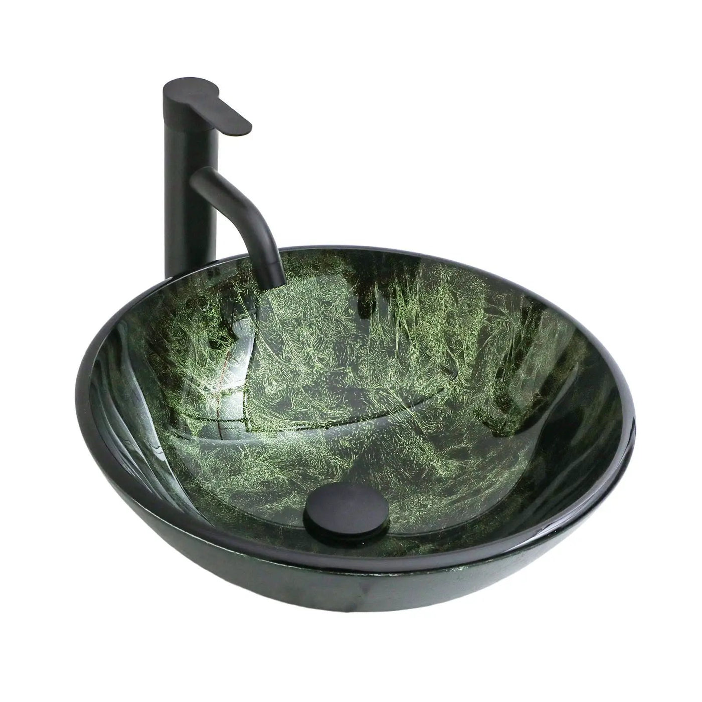 Vessel Sink With Faucet And Pop-Up Drain by HouseOfZazla