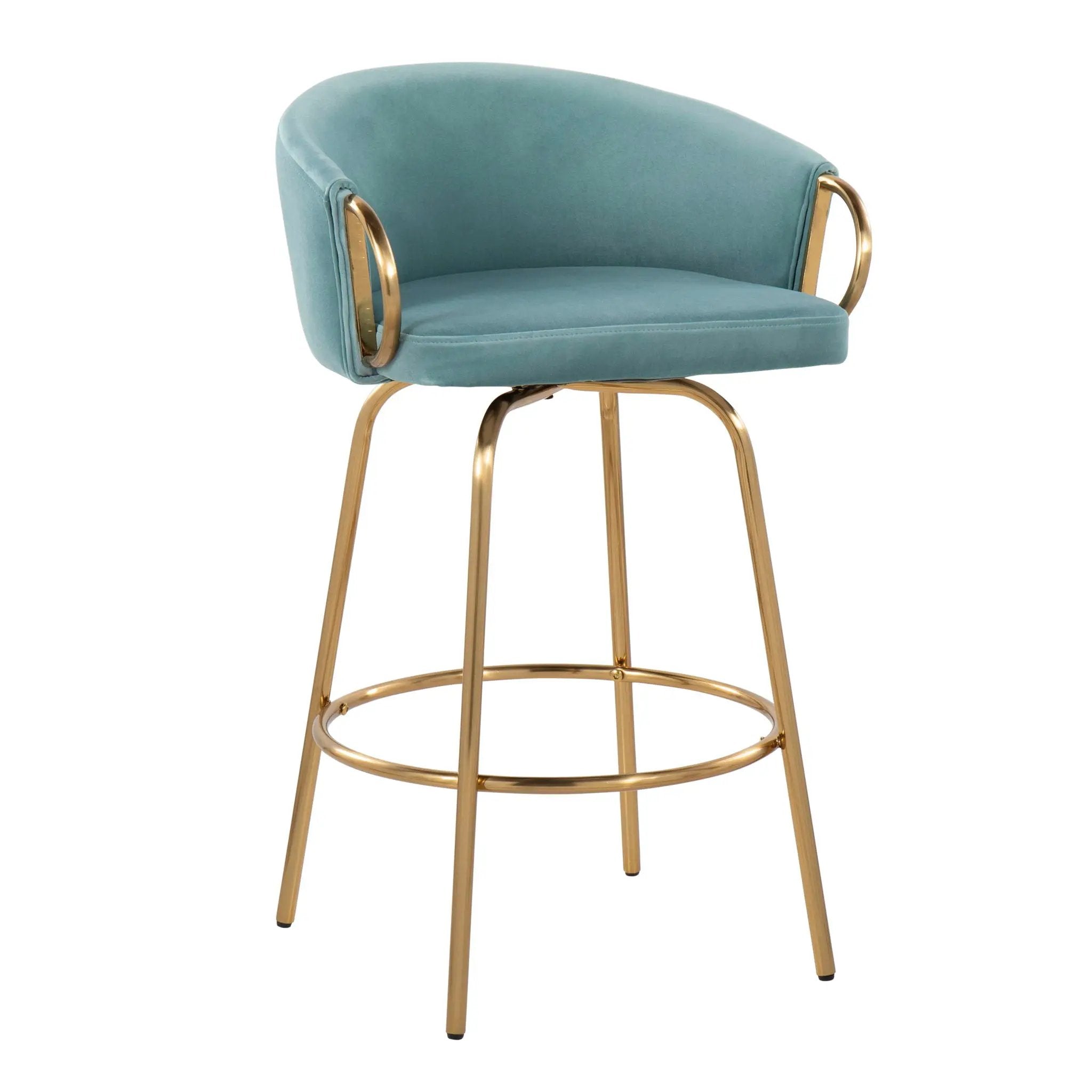 Claire - Contemporary & Glam Counter Stool (Set of 2) by HouseOfZazla