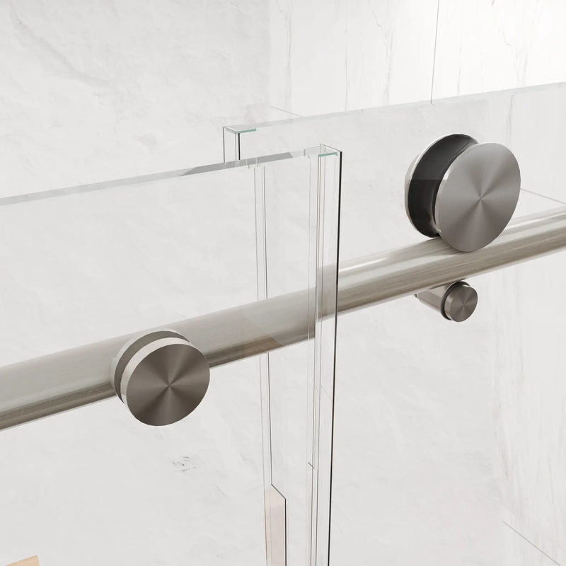 56-60"W x 76"H Frameless Sliding Shower Door by HouseOfZazla