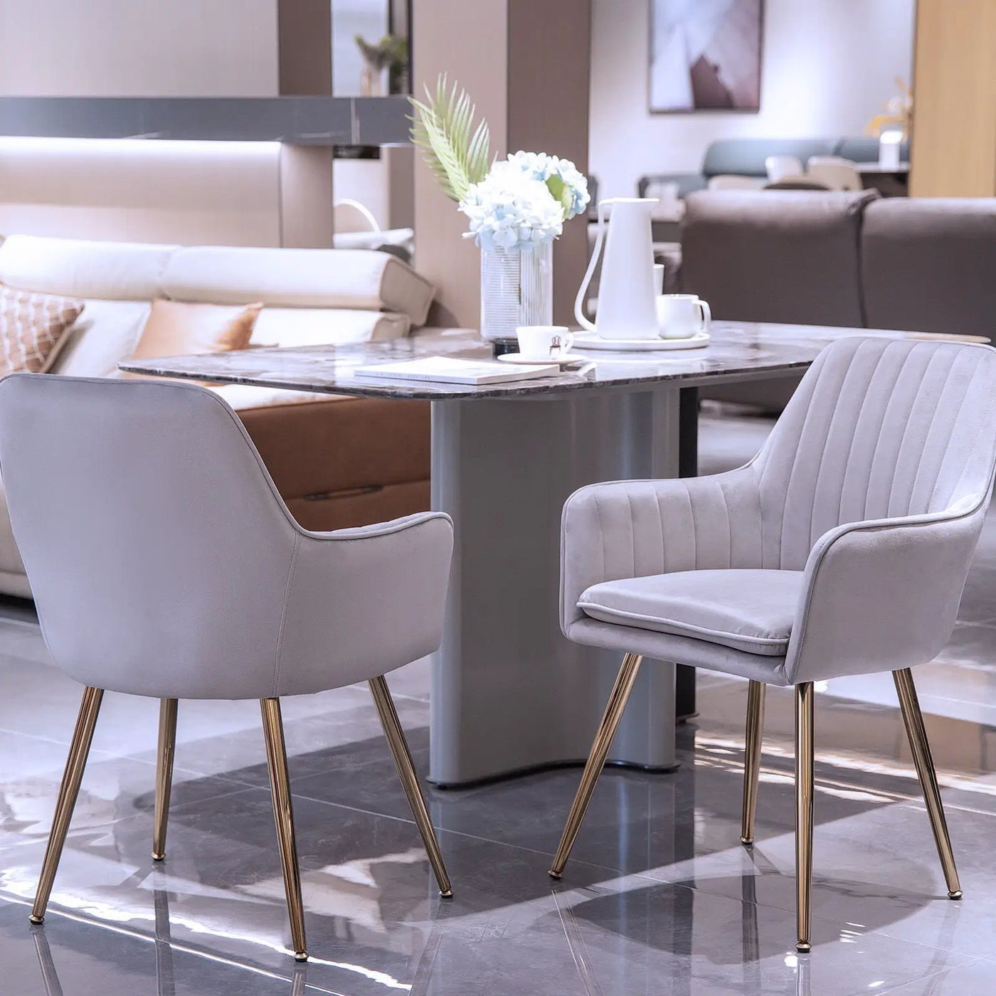 Modern Mid Back Dining Chairs by HouseOfZazla