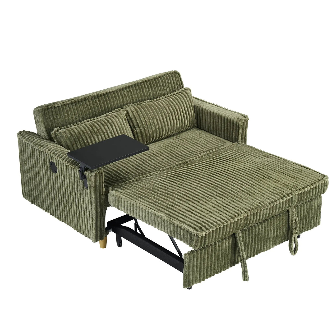 Pull Out Sofa With Movable Tabletop And USB Ports by HouseOfZazla