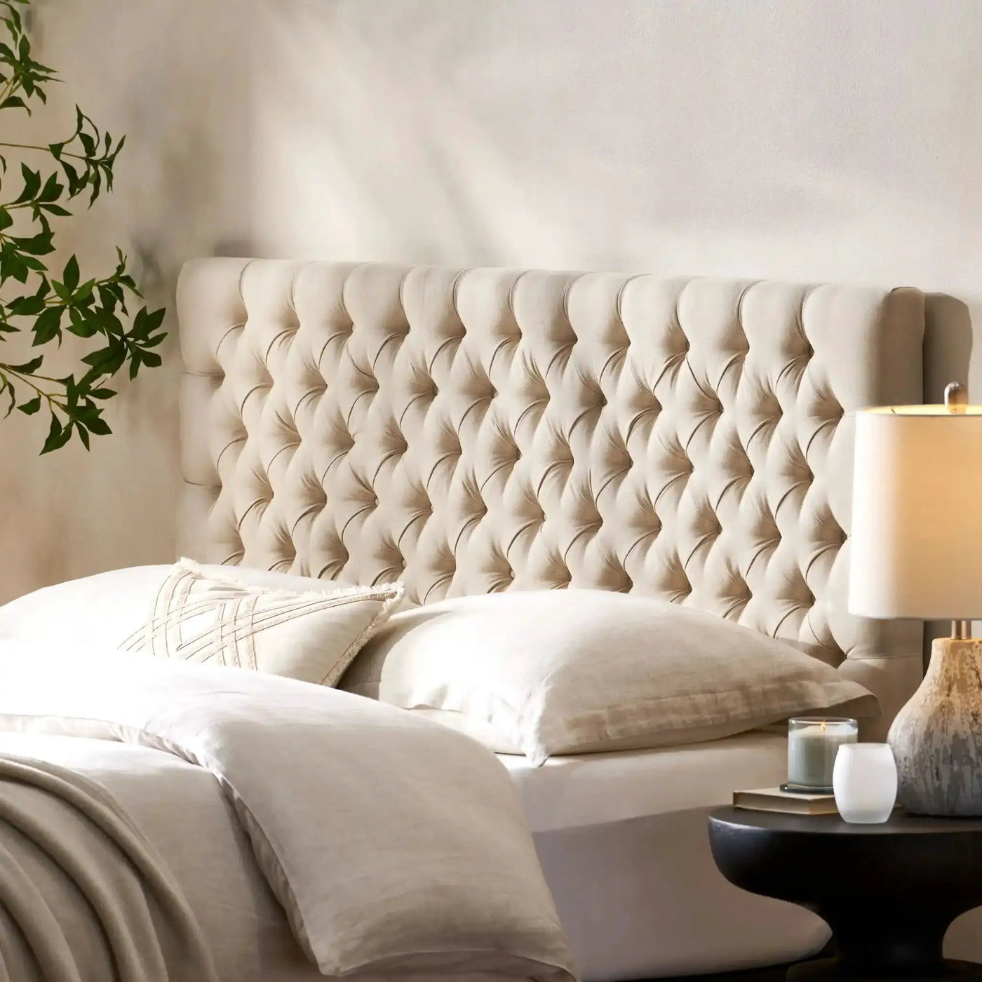 Annecy Contemporary Upholstered Headboard by HouseOfZazla