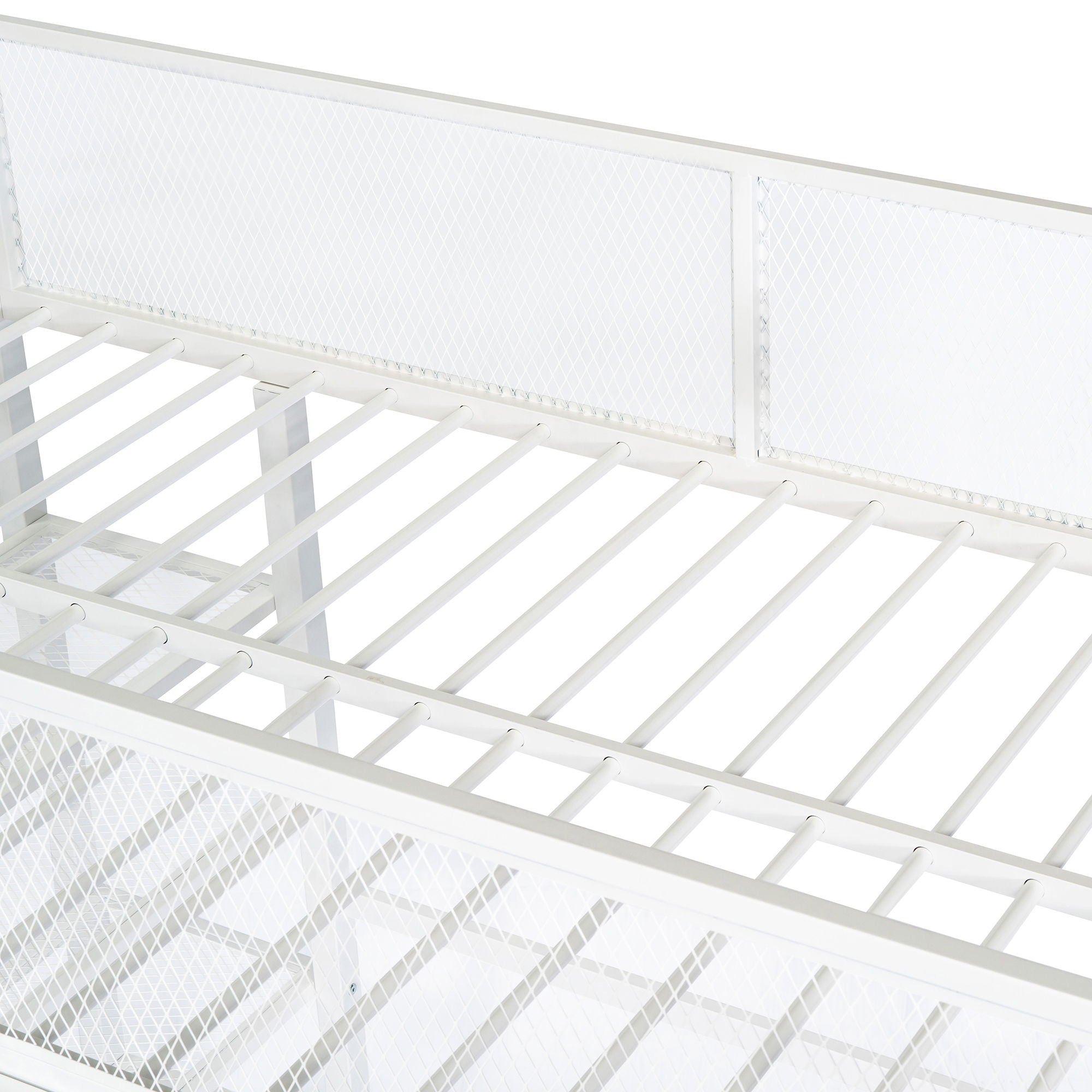 Loft Bed With 4 Tier Shelves And Storage by HouseOfZazla