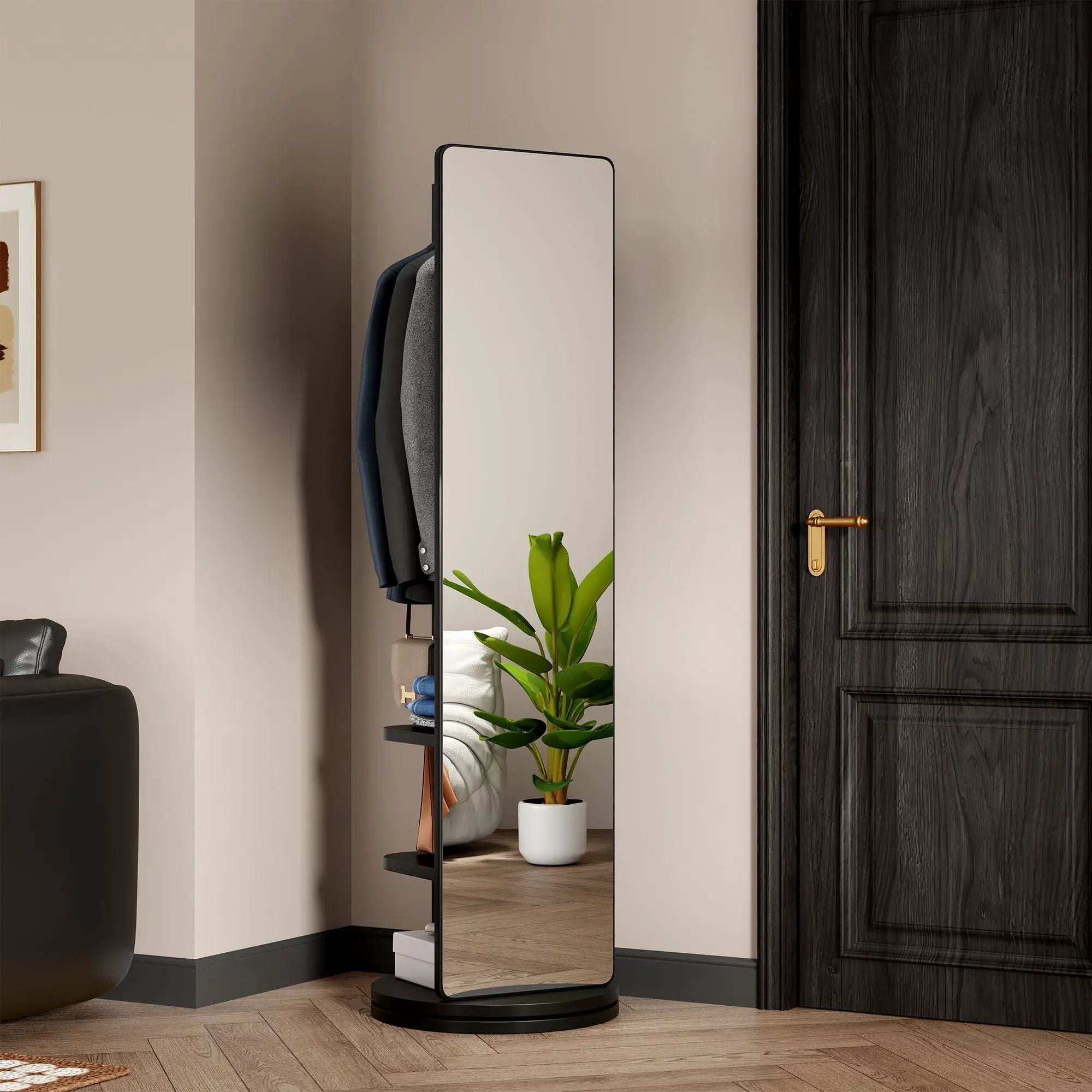 3 In 1 Multifunctional Full Length Clothing Mirror by Unique Piece Furniture