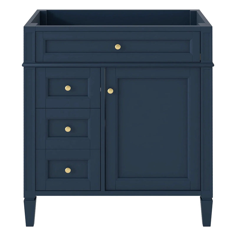 Bathroom Vanity With 2 Drawers and Tip-Out Storage Cabinet by HouseOfZazla