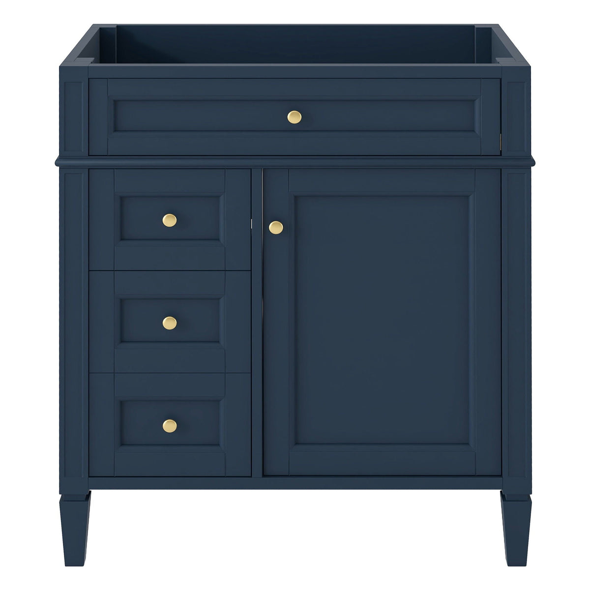 Bathroom Vanity with 2 Drawers and Tip-Out Storage - Multiple Colors, photo 4 of 40