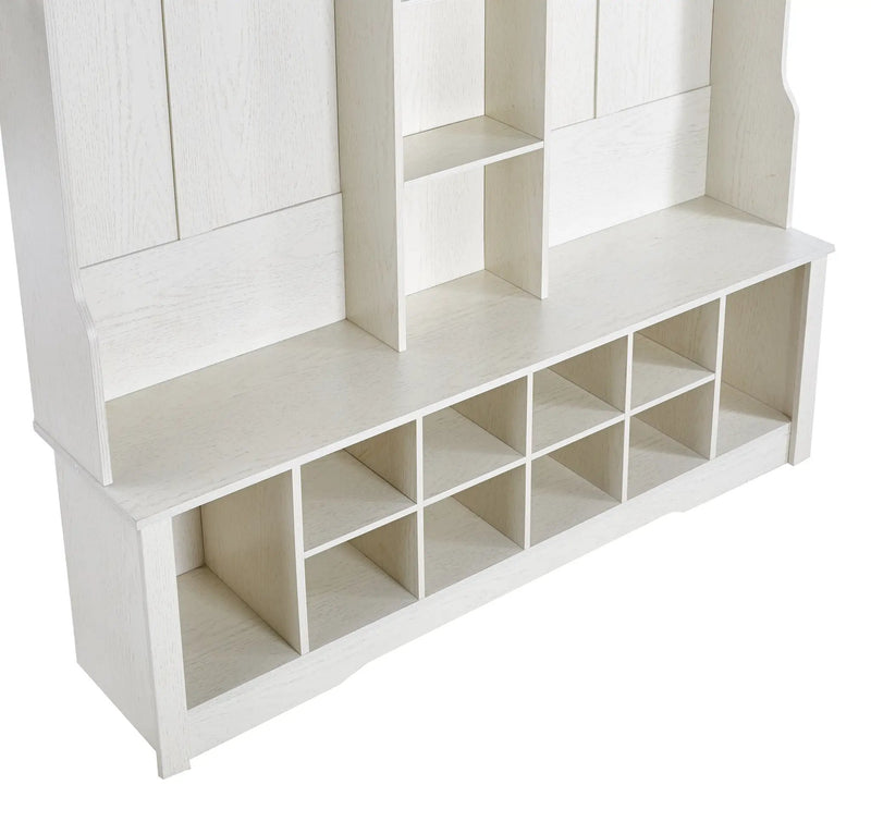 Itaar Hall Tree with Bench and Shoe Storage by HouseOfZazla
