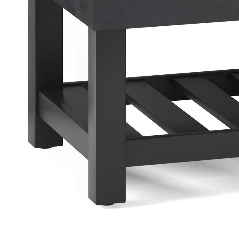Cosmopolitan - Storage Ottoman Bench With Open Bottom by Unique Piece Furniture