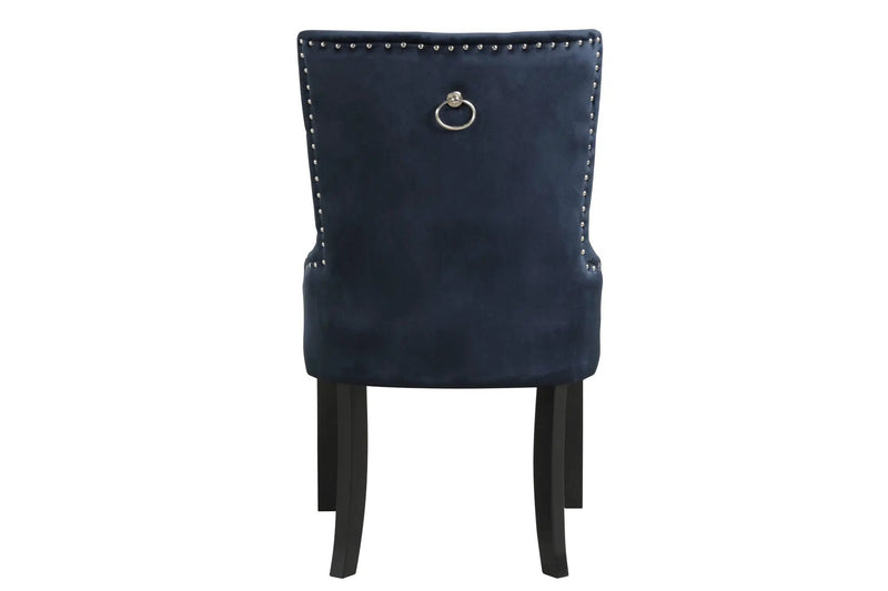 Varian II - Side Chair - Dark Navy by Unique Piece Furniture
