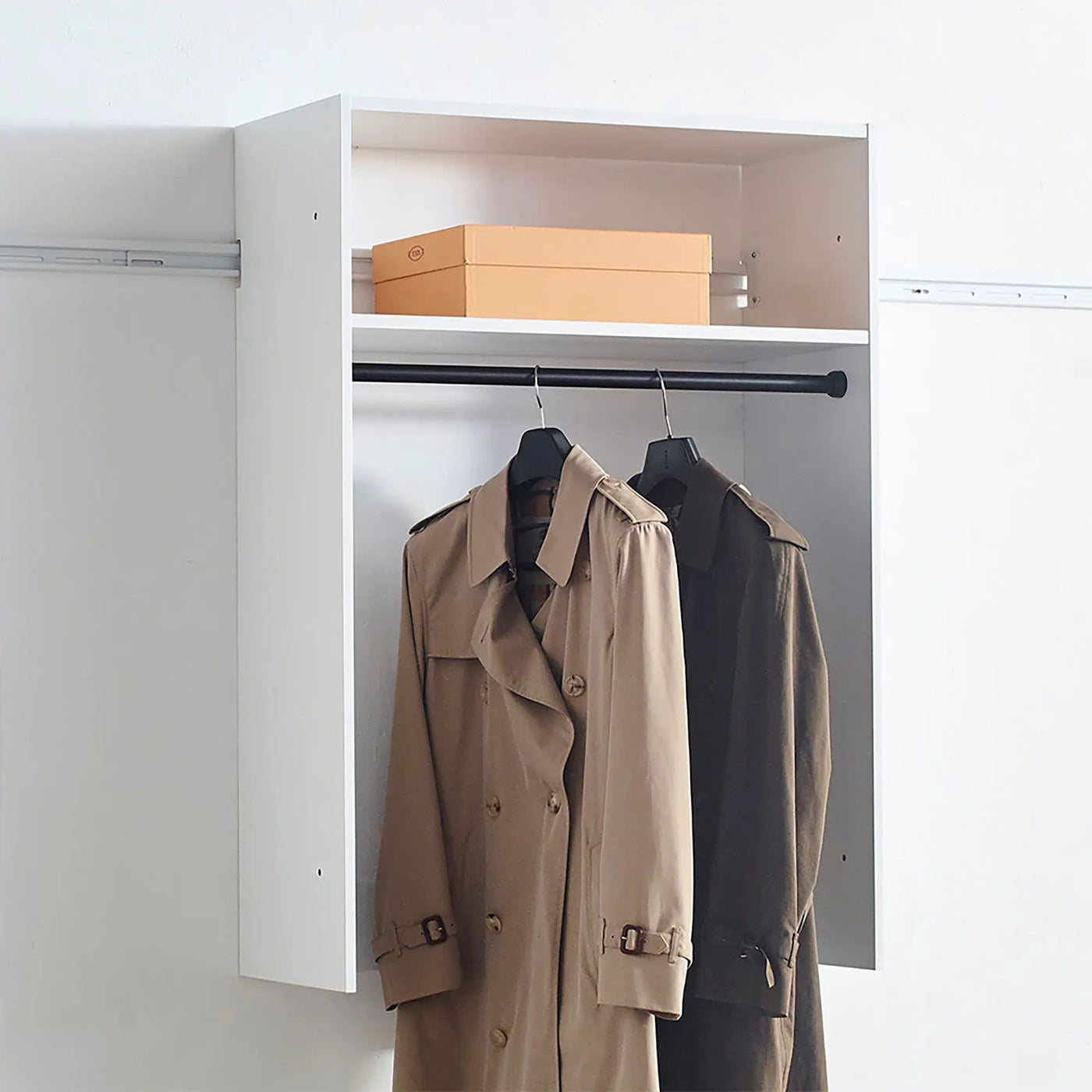 Devi - Wall Mounted Wood Closet System & Modular Units by HouseOfZazla