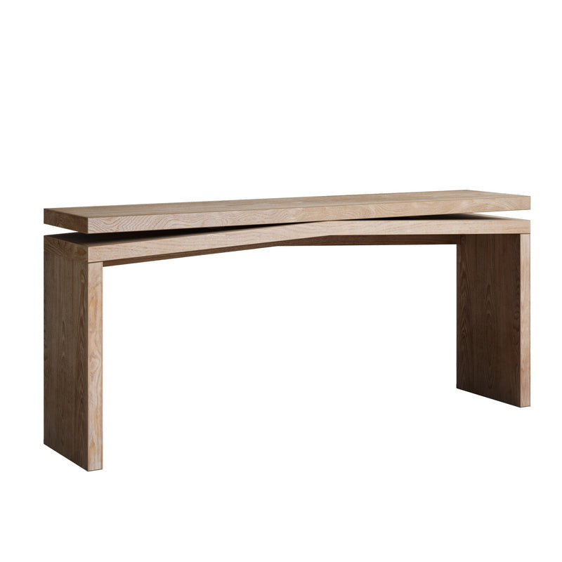 65-Inch Rustic Solid Wood Veneer Console Table, Long Farmhouse Entryway Sofa Table for Living Room, Hallway, Behind Couch, Apartment, Antique, photo 9 of 9
