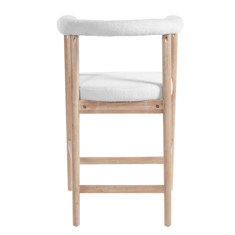 25" Seat Height Bar Stools with Back, Set of 2 by HouseOfZazla