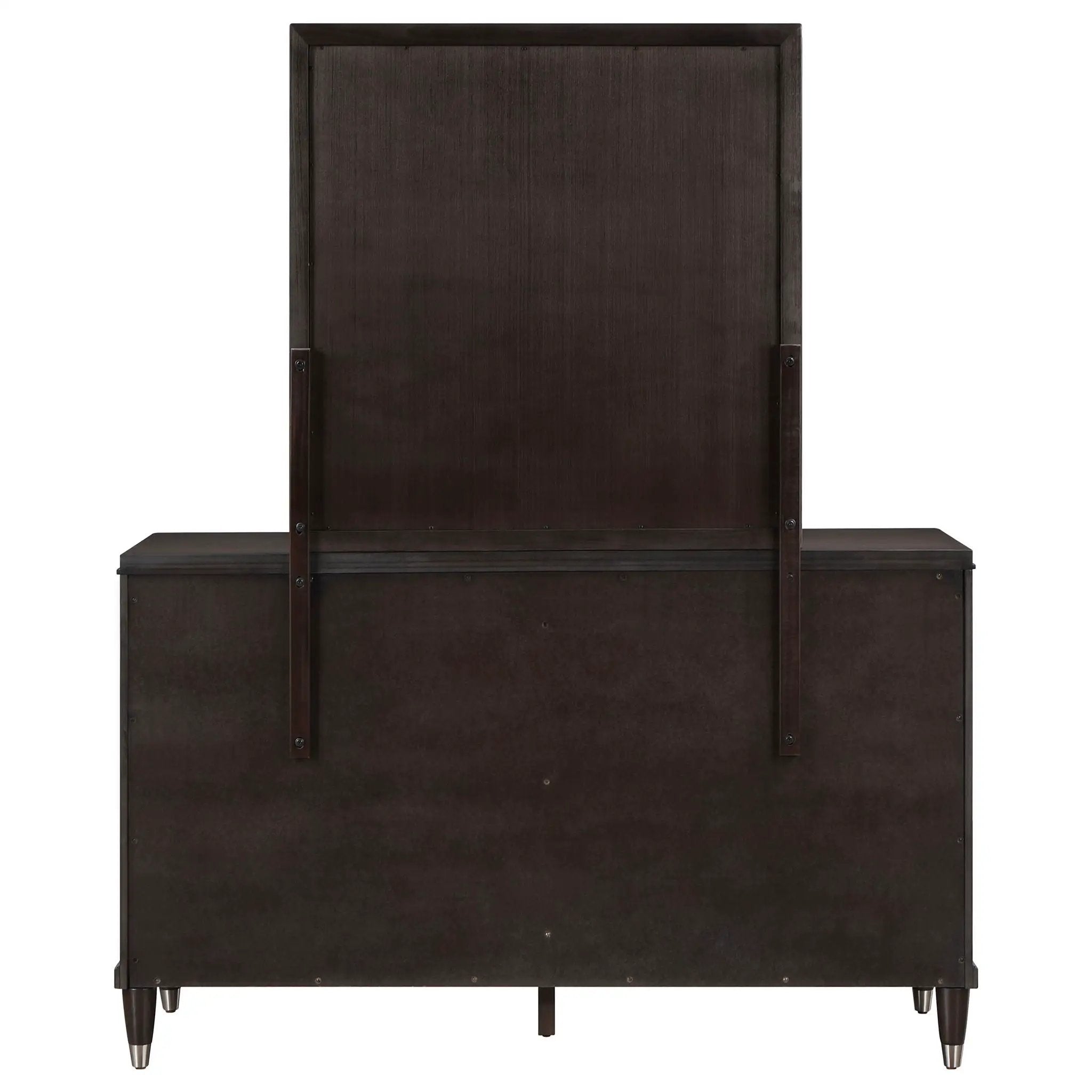 Emberlyn 6-drawer Dresser with Mirror Brown by Unique Piece Furniture
