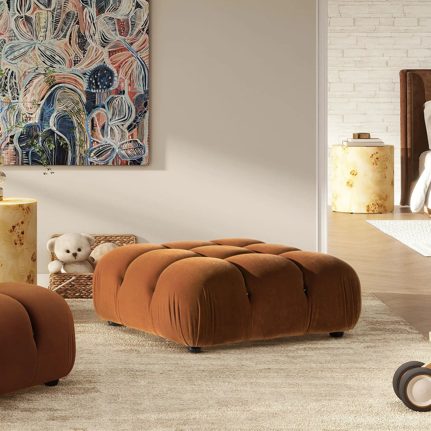 Marcel - Bubble Modular Modern Cocktail Ottoman by HouseOfZazla